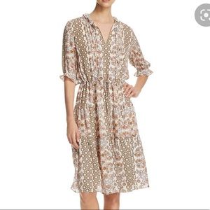 Tory Burch Serena printed drawstring dress
